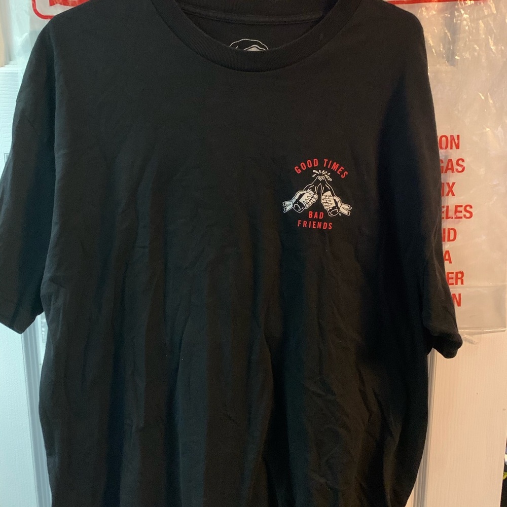 Lurking Times "good times, bad friends" graphic T